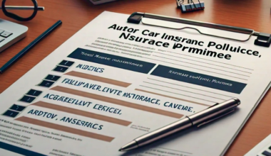 Factors Affecting Auto Insurance Premiums