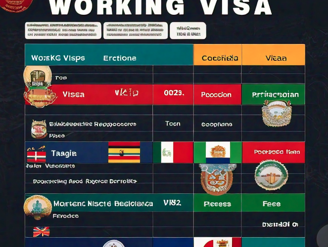 Working Visa Requirements by Country